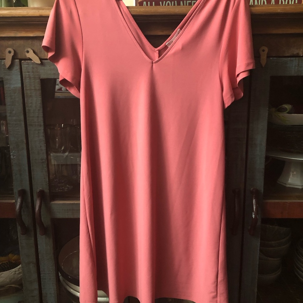 Leith Ruffle Sleeve Shift Minidress